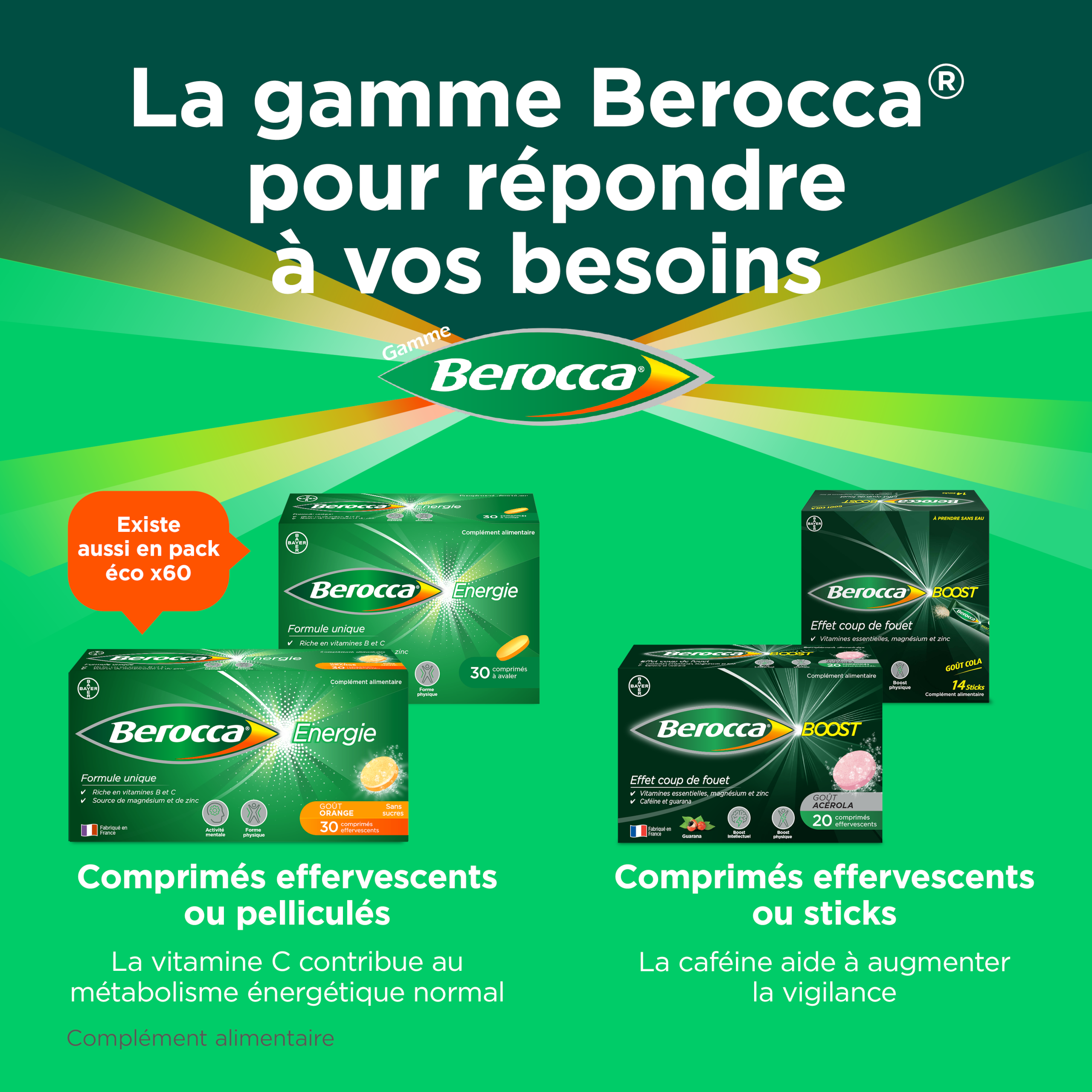 Berocca® Energie Effervescent Orange 14